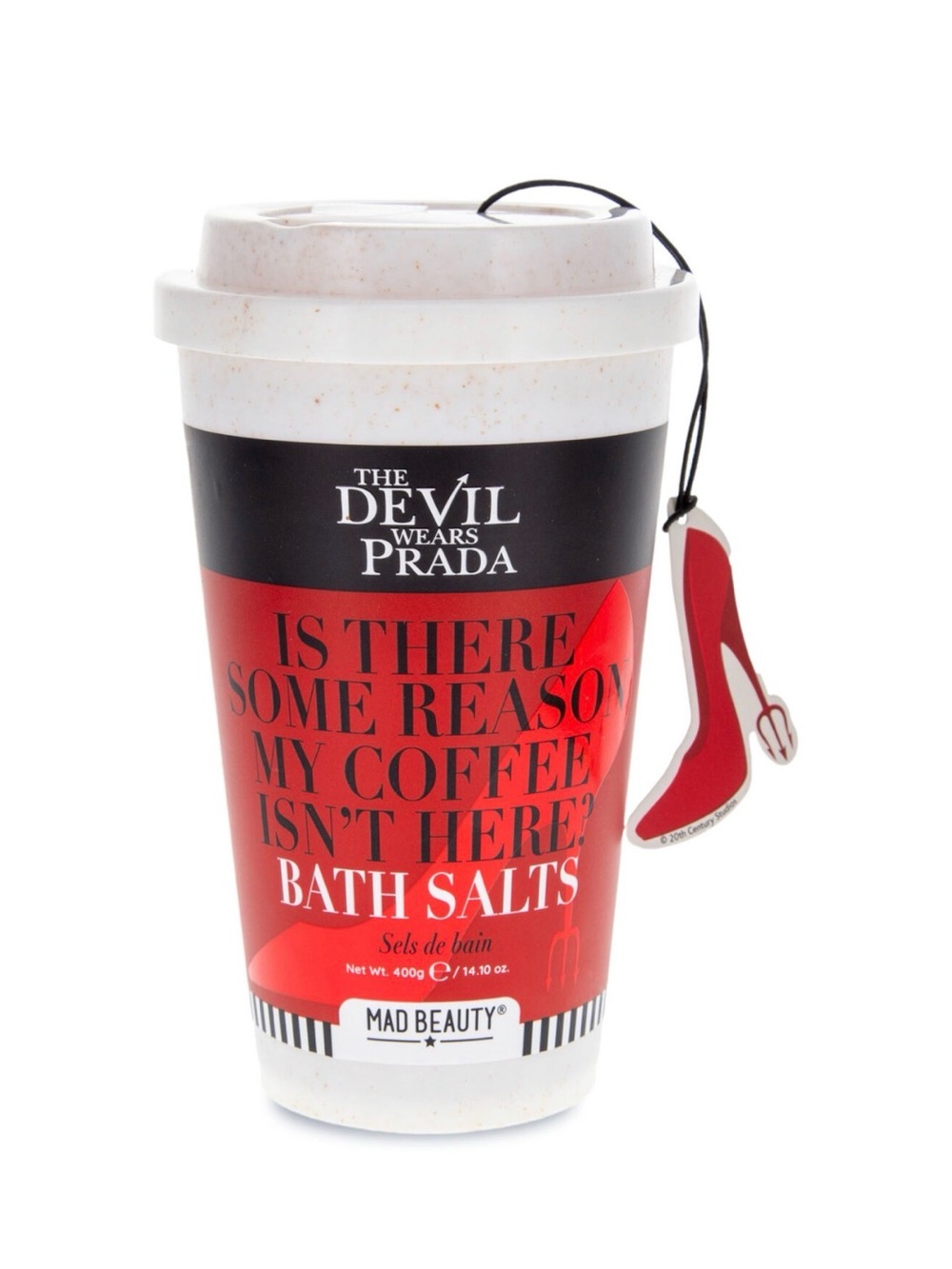 Prada Linea Rossa Red & Black Bath Salts Cup